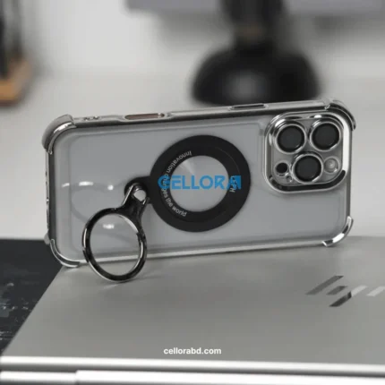 360 Rotating Metal Stand Case