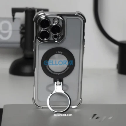 360 Rotating Metal Stand Case