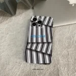 Stripe Pattern Glossy Phone Case