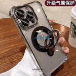 360 Rotating Metal Stand Case