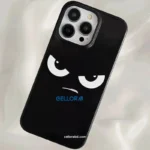 Dark Grumpy Expression Soft Glossy Case