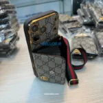 GG Supreme phone case with strap