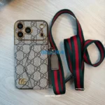 GG Supreme phone case with strap
