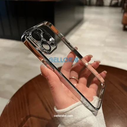 Luxury Anti Yellow Crystal Clear Hard Case