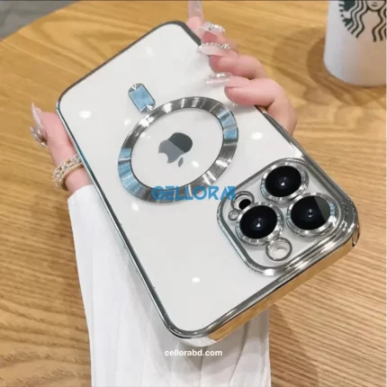 Luxury Transparent MagSafe Case