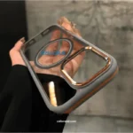 Premium Quality Metal Camera Bump Crystal Case for iphone - Image 2