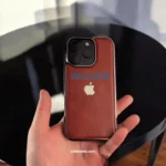 Premium Brushing Leather Electroplated Case for iPhone | Cellora BD - Image 2