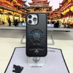 Premium Leather Metal Logo Case for iPhone | Cellora BD - Image 4