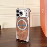 Wood & Alloy Bumper MagSafe Case