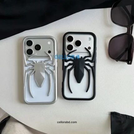 3D Geometric Spider Bold Structure Case