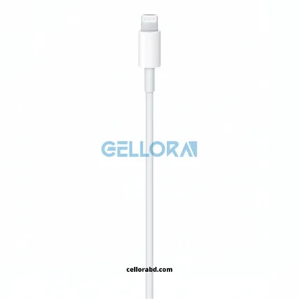 Close-up of USB-C connector end on Cellora BD Lightning cable